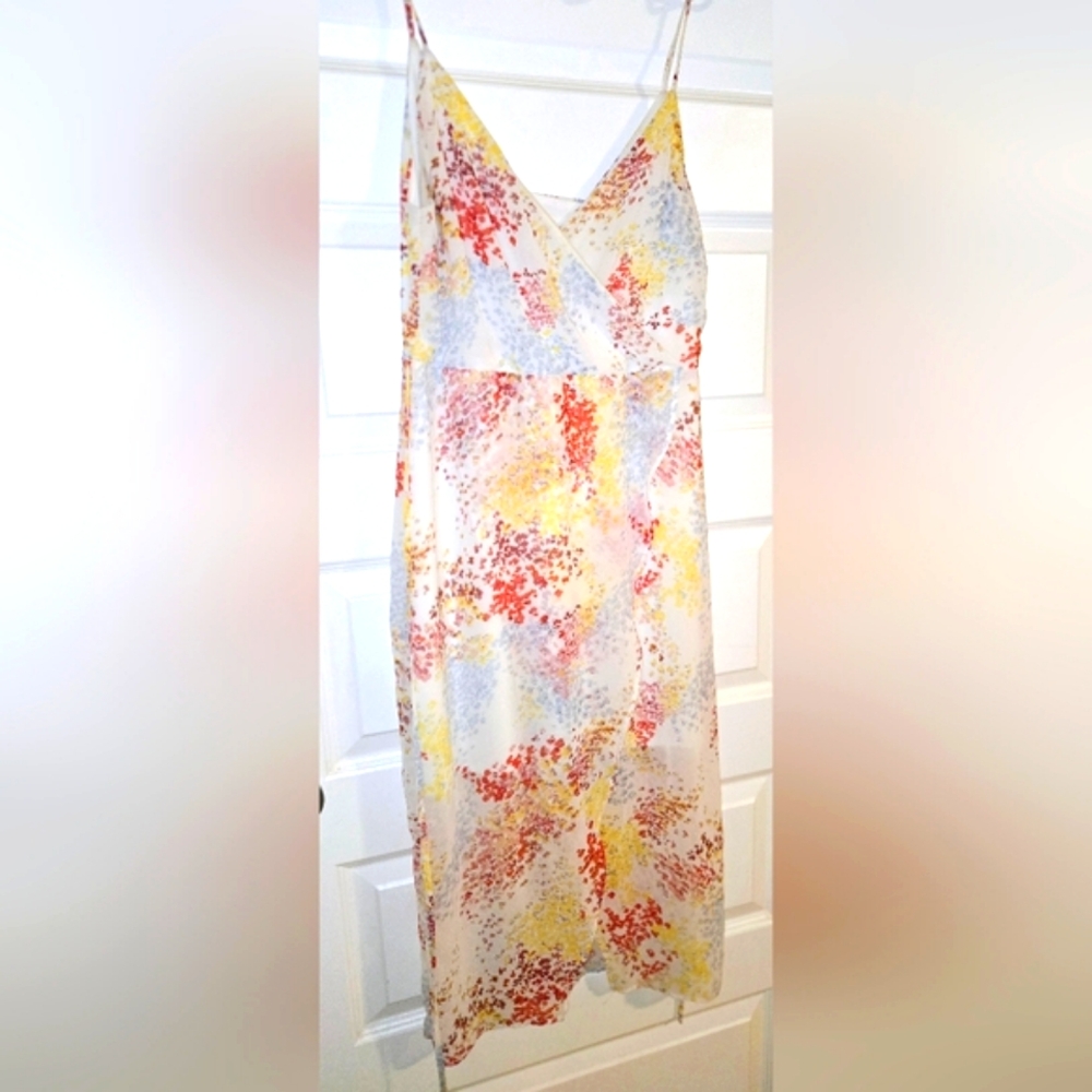Dex Floral midi dress M